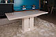 Розкладний стіл Nicolas Amsterdam 140-183х81см слонова кістка для кухні на одній ніжці в стилі модерн, фото 5