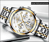 Годинник чоловічий FNGEEN з датою Fashion Business White Годинник наручний, фото 3