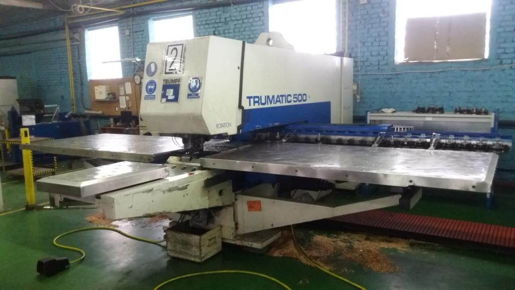 Раскрой металла на координатно-пробивном прессе Trumpf Trumatic 500 - фото 10 - id-p222366672