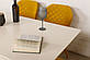 Розкладний стіл Nicolas Amsterdam 120-163х81.6см слонова кістка для кухні на одній ніжці в стилі модерн, фото 6