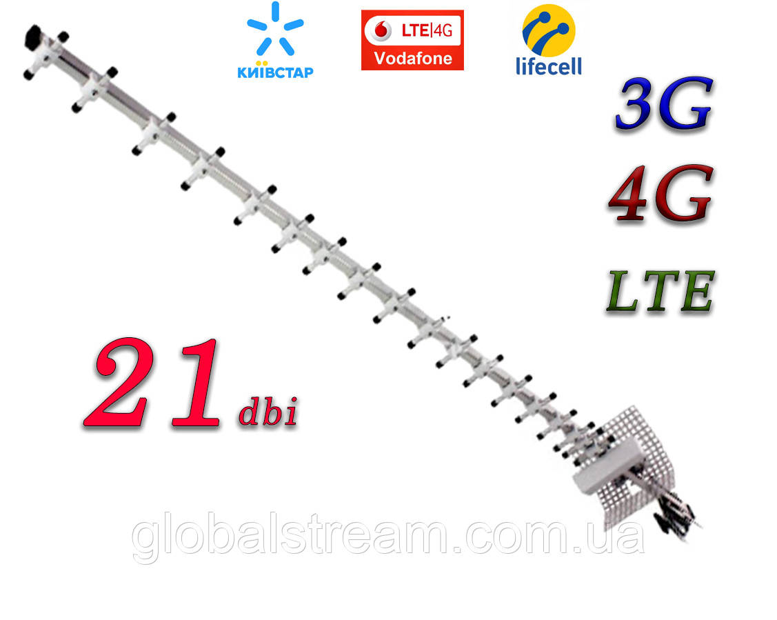 3G/4G LTE АНТЕННА НАПРАВЛЕННАЯ UMTS HSDPA 21 ДБ 1700-2170 МГЦ (KS,VD,Life)