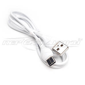 Кабель Type-C to USB 2.0 (білий) висока якість, 1.0 м, фото 4