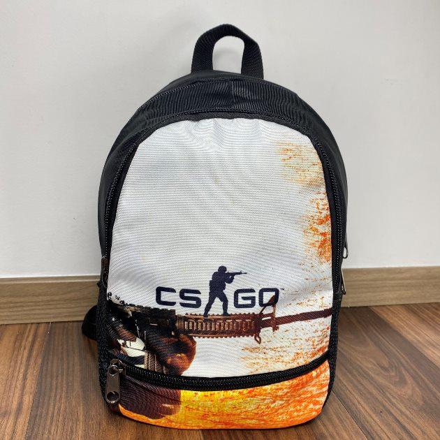 Портфель дитячий рюкзак для хлопчика CS GO (дитячий рюкзак для хлопчика КС ГО) в садочок чорний, фото 1