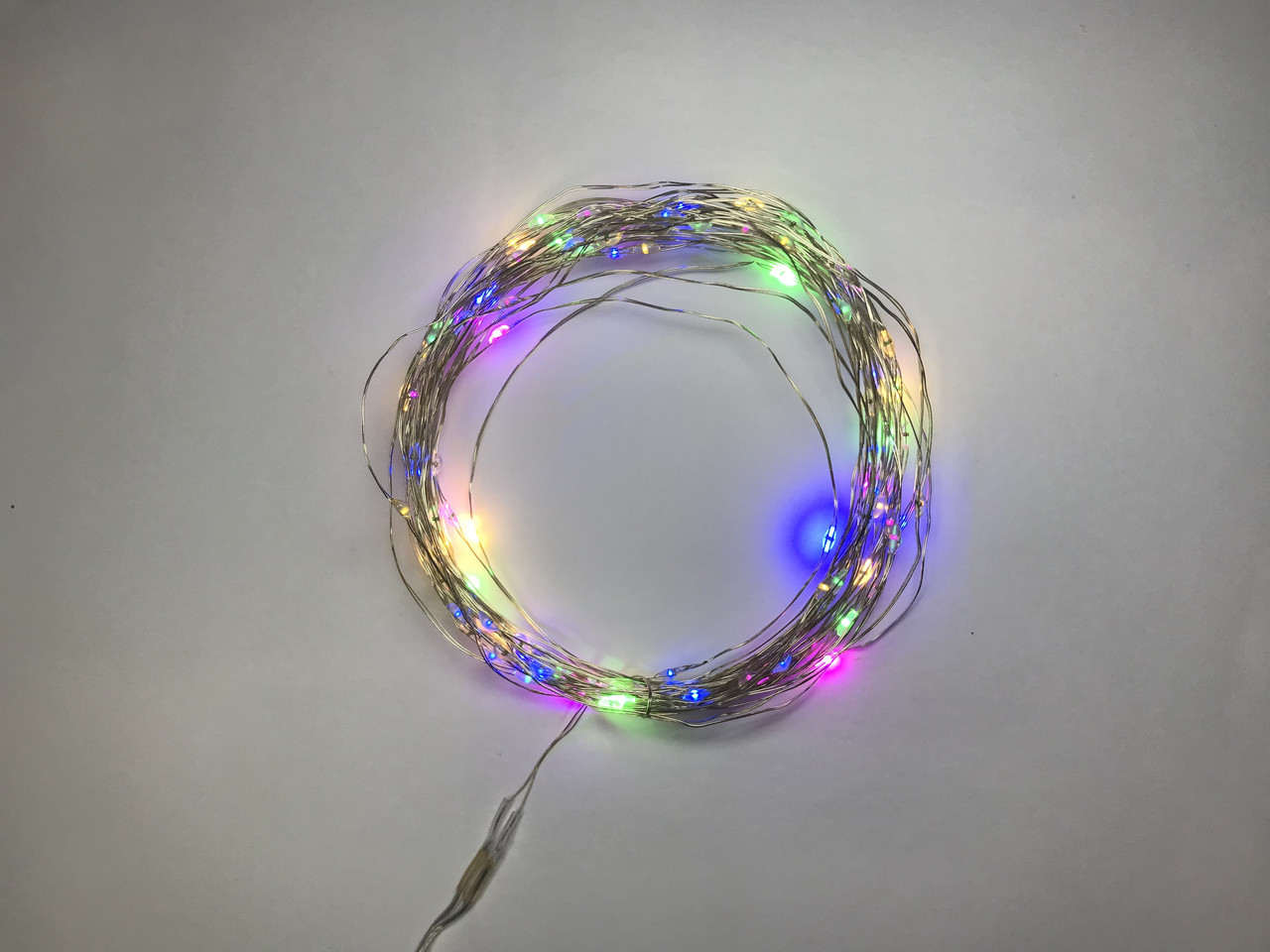 Гірлянда нитка світлодіодна на батарейках мікс 30 LED 3м