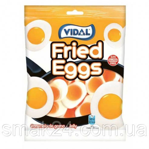 Желейные конфеты Без глютена Яичница ТМ VIDAL Eggs 90г Испания - фото 1 - id-p1461844881