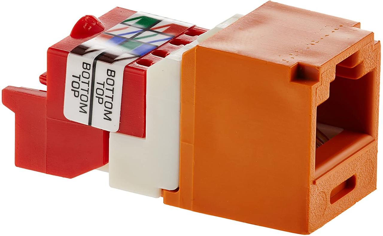 Модуль Panduit UTP RJ45 Cat 5E CJ5E88TOR T568A/B Orange, цена