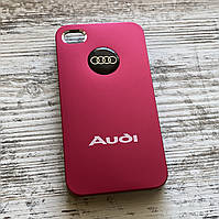 Чехлы для iPhone 4 4S AUDI металлические