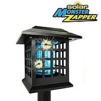 Лампа от комаров уличная на солнечной батарей Solar Monster Zapper 2 в 1