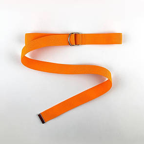 Трендовий пояс від бренду SOX репсовий оранжевого кольору