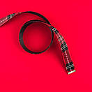 Ремінь текстильний SOX в шотландську клітку червоно-чорний, фото 3