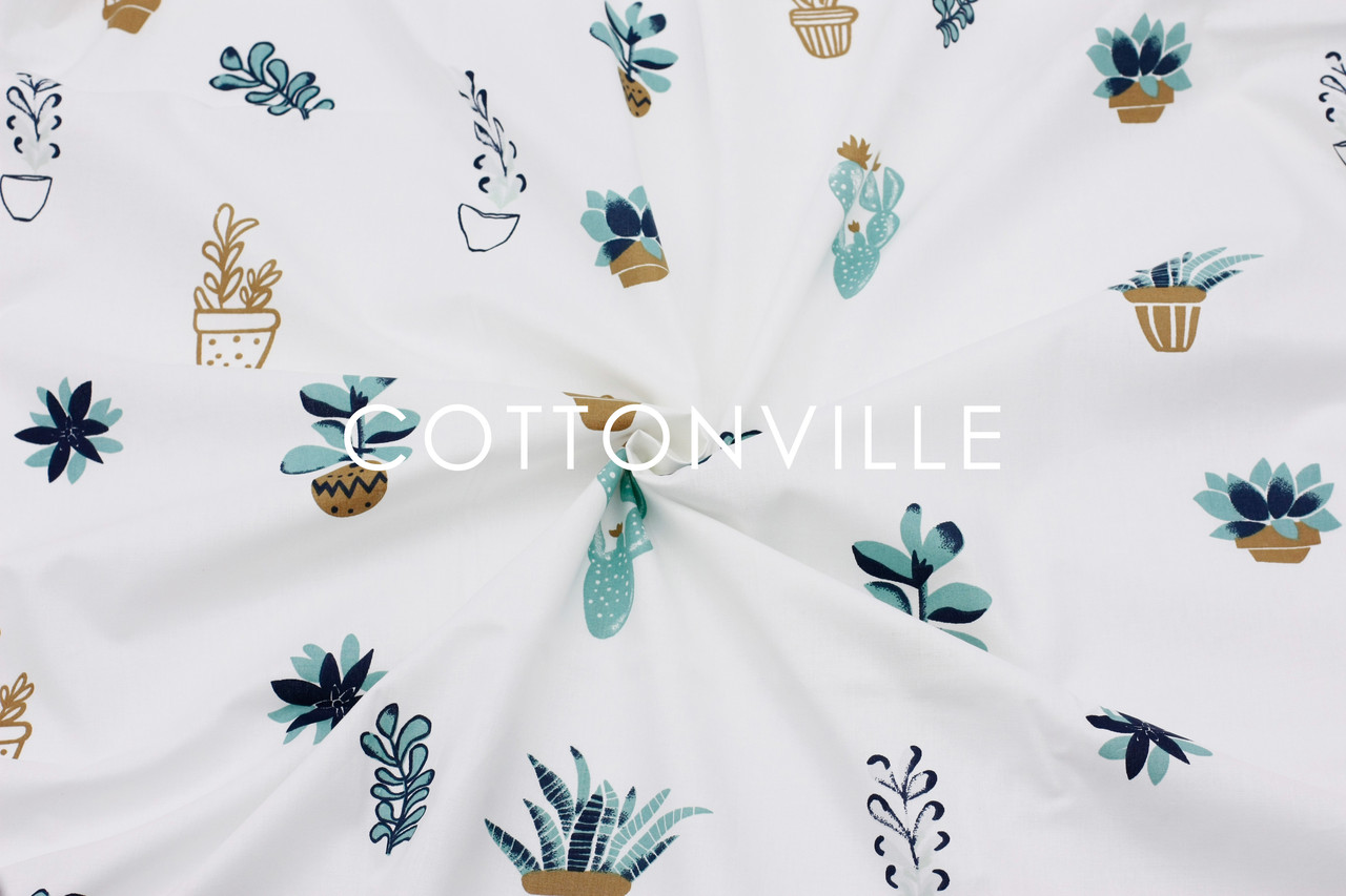 Ранфорс 240 см Кактуси, фото 1