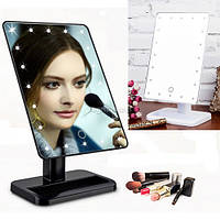 Лед Зеркало для макияжа настольное с подсветкой Large LED Mirror