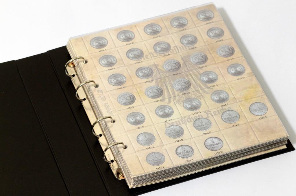 Альбом-каталог для розмінних монет Веймарської Республіки 1919-1938рр з урахуванням МД, фото 1