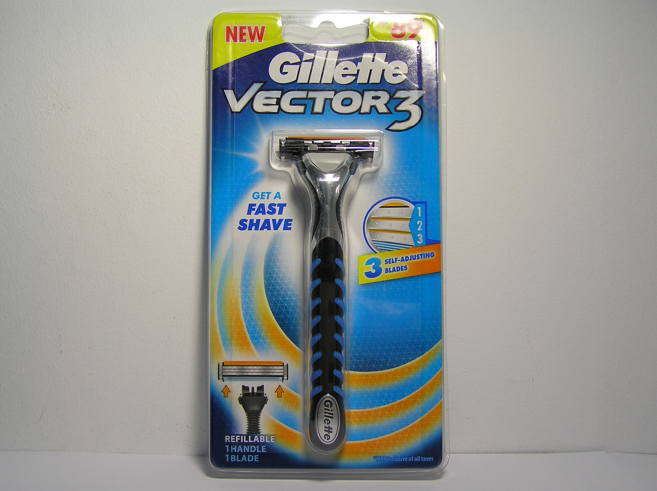 Верстат для гоління чоловічий Gillette Vector Blue3 Sensor Excell + 1 картридж