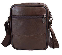 Чоловіча шкіряна сумка Bon R010-2 DARK BROWN коричнева, фото 4