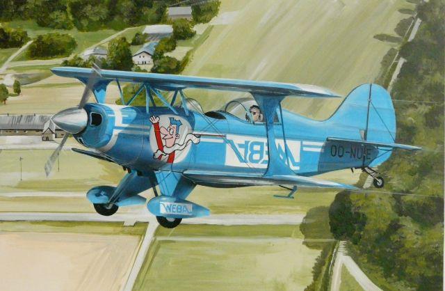 Пластикова модель 1/48 AZ model 4838 легкий пілотажний літак Pitts Special S.2A