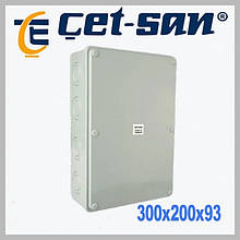 Розподільна коробка 300х200х93 Get-san IP65 (KB.0009)