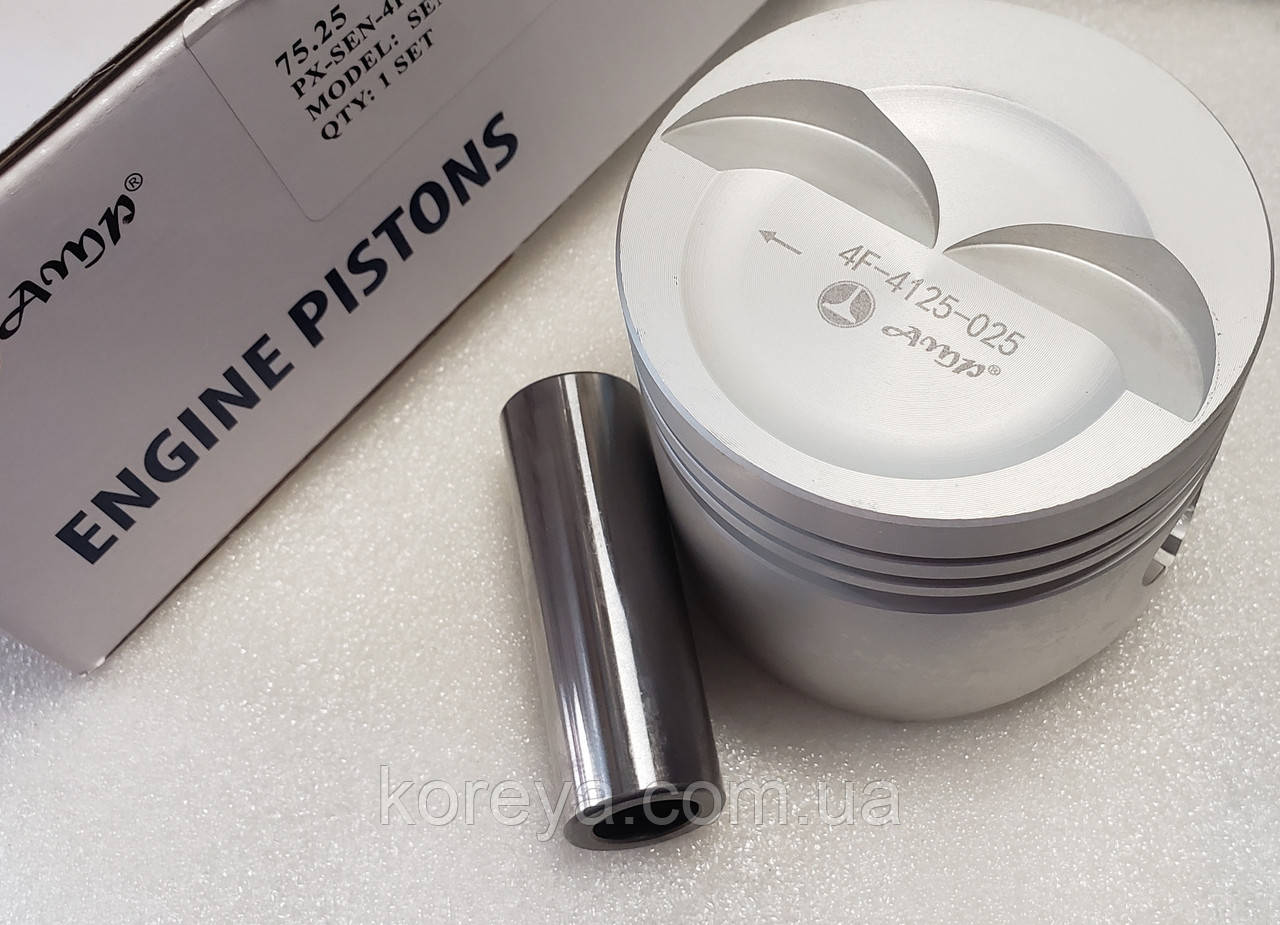 Поршня + пальци перший ремонт 75.25 Сенс 1.3 AMP 4F-4125-025