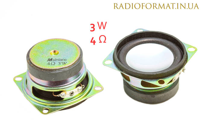 Динамік 3Вт, 4Ом широкосмуговий малогабаритний (ID#1460061361), ціна ...
