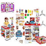Дитячий ігровий Магазин 668-02 Супермаркет 24 предмети, каса, кошик, сканер,звук, світло, фото 2