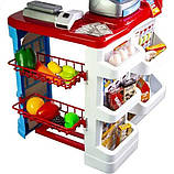 Дитячий ігровий Магазин 668-02 Супермаркет 24 предмети, каса, кошик, сканер,звук, світло, фото 4