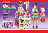 Дитячий ігровий Магазин 668-02 Супермаркет 24 предмети, каса, кошик, сканер,звук, світло, фото 5