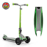 Детский трехколесный самокат Best Scooter MAXI G-32203 Серо-зеленый