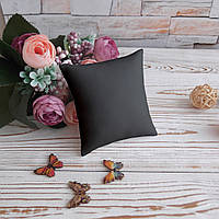 Подушка для прикрас 8х8см. Чорна подушечка для годинників та біжутерії оптом та в роздріб.