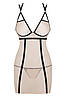 Комплект жіночий комбінація і трусики Obsessive NUDELIA CHEMISE, фото 6