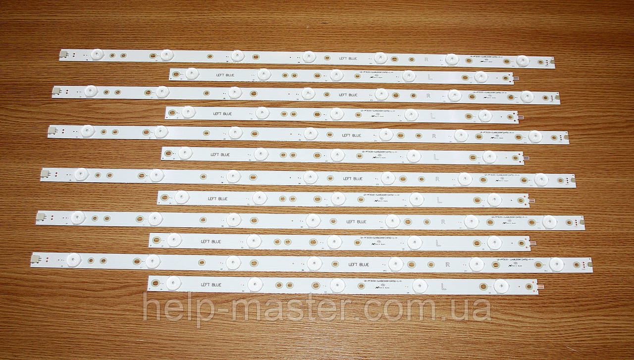 Комплект планок LB-PF3030-GJABL500612AFB2-R-H/-L-H, фото 1