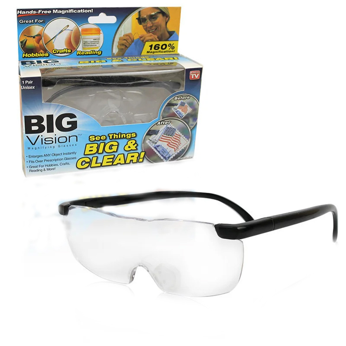 Збільшувальні Окуляри Лупа Big Vision See Things, фото 1