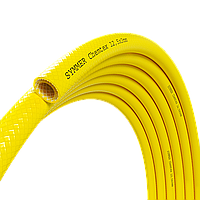 Армированная ниткой ПВХ трубка SYMMER SHX ChemTex Ø 13.0х3.0 мм жёлтая 50м