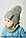 017 Хеппі дитяча шапка з стрейч-віскози. р. 46-50 ( 1-3 року), фото 4