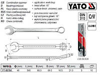 Ключ комбинированный YATO Польша рожково-накидной М=46 l=540 мм YT-00764