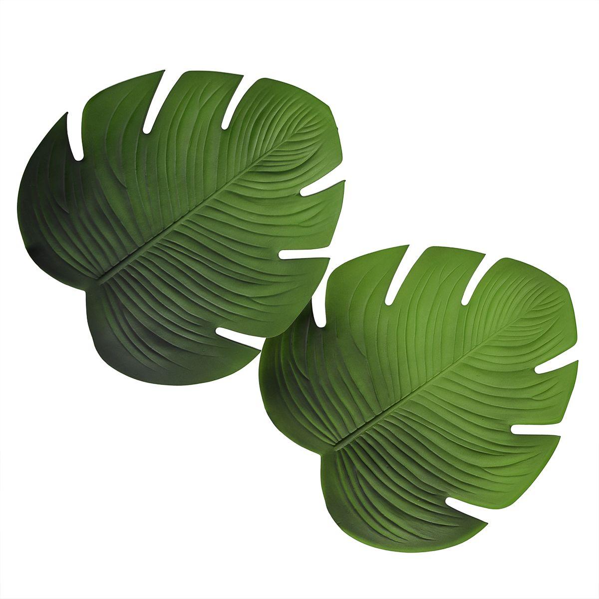Підставки у формі зелених листів Філодендрона, 6 шт.