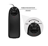 Подвійний жіночий вібро-страпон ULTRA PASSIONATE HARNESS STRAP-ON, 17,5 см на 4,5 см, фото 8