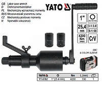 Механічний підсилювач крутного момента 1" F=4200 Nm l=330 мм YATO-0782