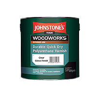 Акриловый лак Johnstone`s Durable Quick Dry Polyurethane Varnish Clear Gloss глянцевый 2.5л