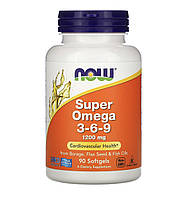 Now Foods комплекс «Супер Омега 3-6-9» 1200 мг , 90 капсул