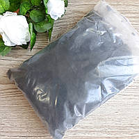 Флок пудра велика. Колір чорний. р-н 1 мм. 100 гр.