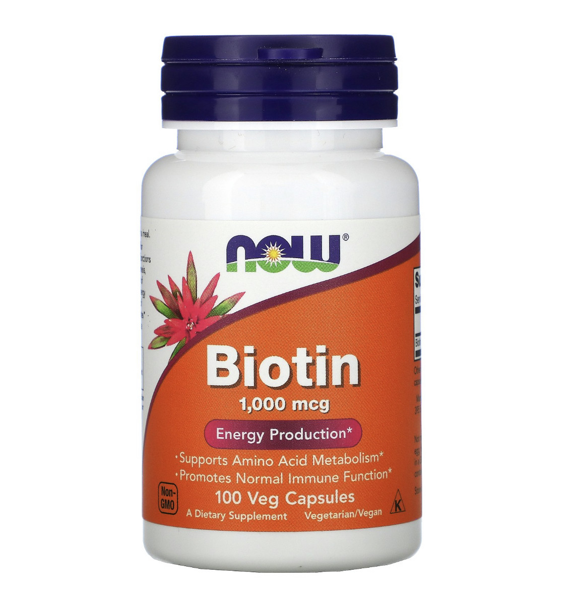 Now Foods Biotin 1000 mg, 100 капсул