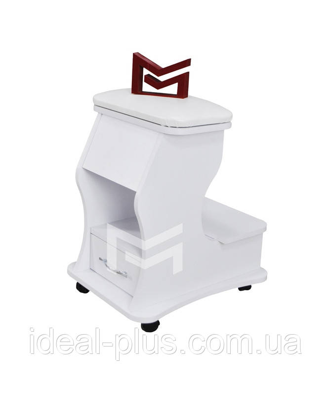 Педикюрна підставка з ящиком і м'якою подушкою для ніг з ящиком і м'якою подушкою для ніг М217, фото 1