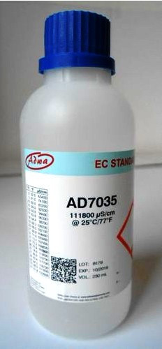Калибровочный раствор ADWA AD7035 для ЕС-метров 111,800 µS/CM. Венгрия. 230 ml - фото 1 - id-p1462072780