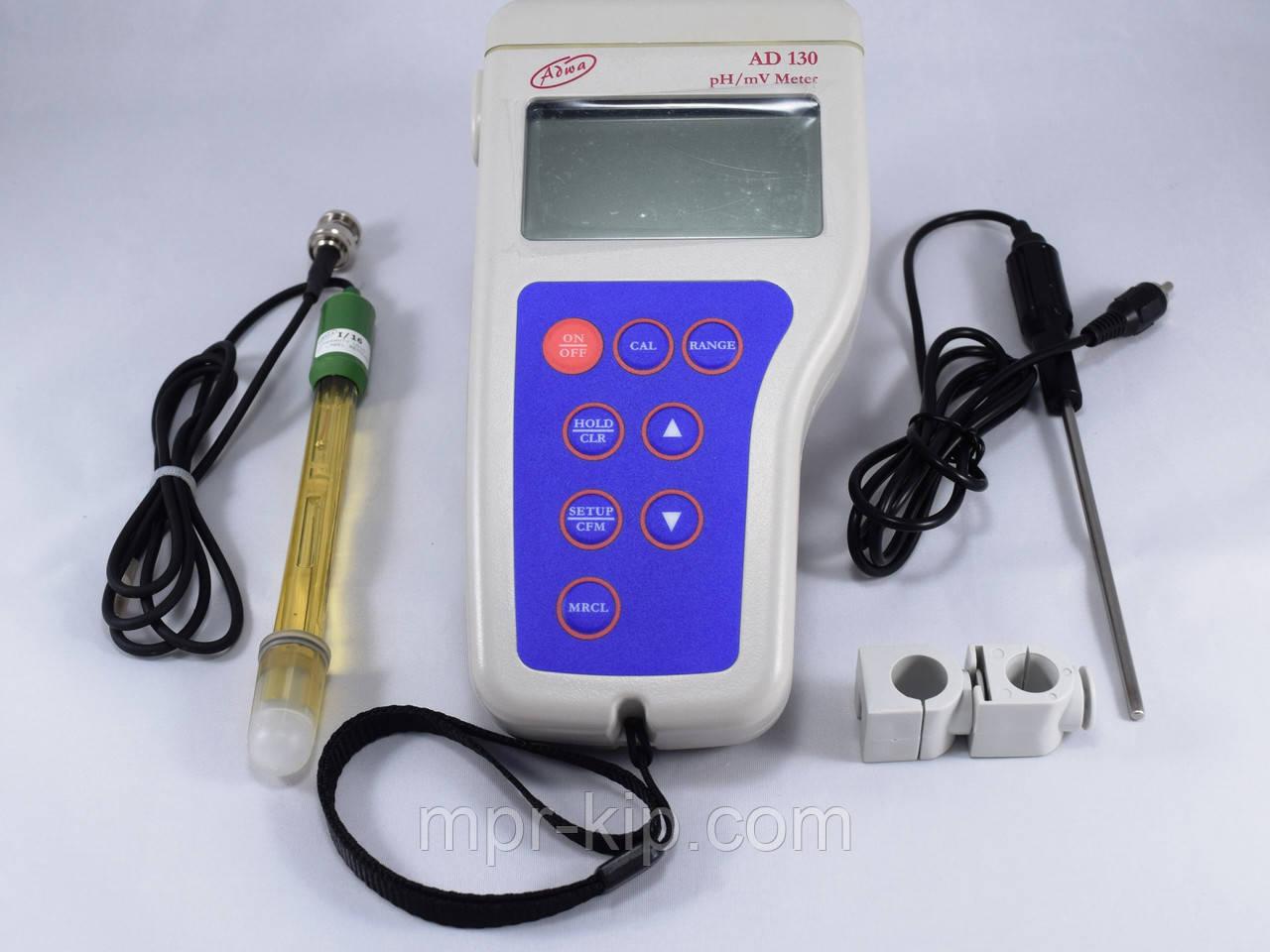 РН/ОВП-метр ADWA AD130 рН від -2,00 до 16,00; ± 0.01pH, АТС, МТС, автоматичне калібрування. Угорщина