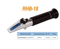 Портативный рефрактометр RHB-18ATC Brix (Сахароза от 0 до 18 %)