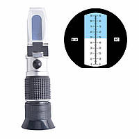 Портативний рефрактометр RHB-90  (REF107, HT119) для контролю цукру, Brix (0-90%) З КЕЙСОМ