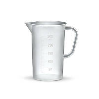 Мензурка поліпропіленова 2000 мл з носиком та рельєфною шкалою. Україна