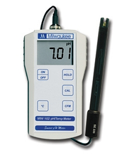 Професійний PH-метр/Temp Milwaukee MW102 (0.01 pH) ,США з датчиком вимірювання температури, АТС