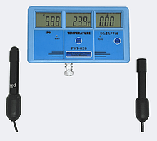 Стаціонарний комбінований монітор РН-026 pH, EC, CF, TDS, Temp - monitor