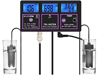 Стационарный комбинированный монитор РН-217 pH, EC, TDS, Temp, RH- метр для аквариума